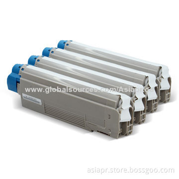 Compatible Color Toner Cartridges for OKI C5800, with 6,000/2,000 Pages YieldNew